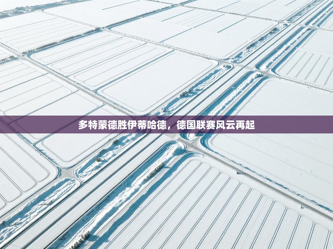 多特蒙德胜伊蒂哈德，德国联赛风云再起